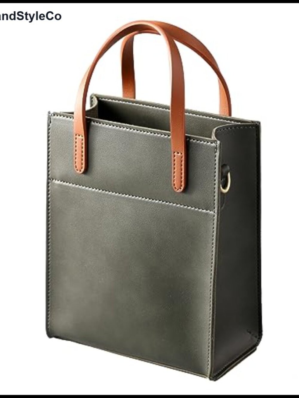 Vegan Leather Mini Tote Bag Small Satchel Crossbody Handbag